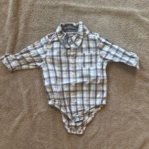 OshKosh B'gosh Blue Plaid Shirt